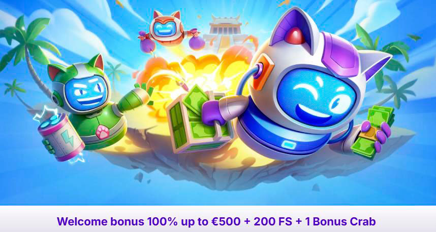 welcome bonus robocat casino